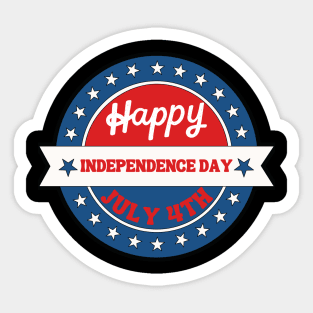 independence day of america fourth of july Sticker